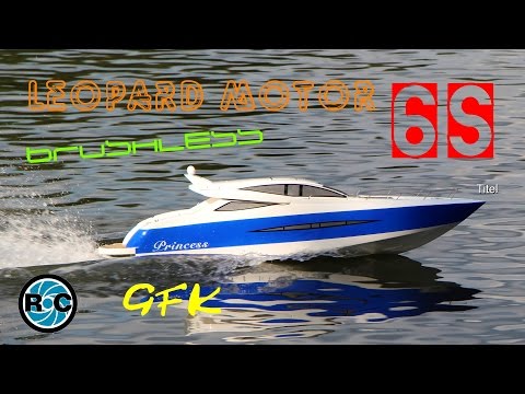 RC Motor Yacht Princess - VERY FAST!!!